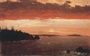 Frederic E.Church Schoodic Peninsula from Mount Desert at Sunrise oil painting